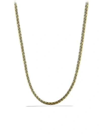 Shop David Yurman Men's Chain Collection 18k Gold Necklace