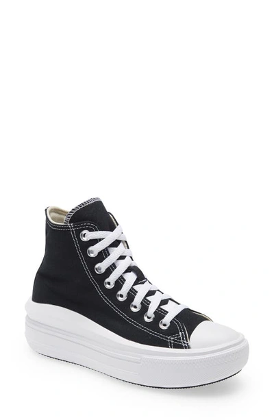 Converse Chuck Taylor® All Star® Move High Top Platform Sneaker In Black |  ModeSens