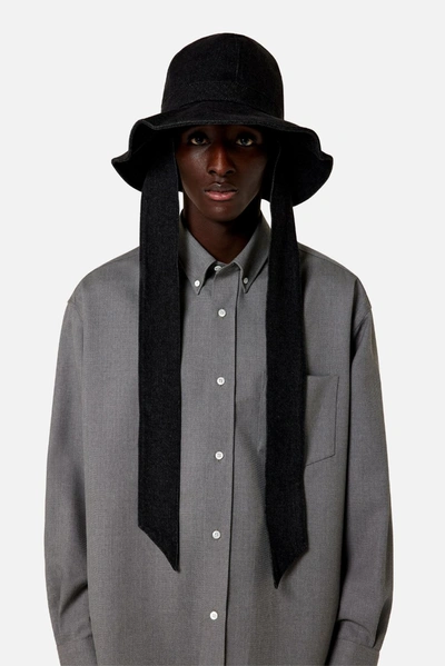 Shop Ami Alexandre Mattiussi Hat In Black