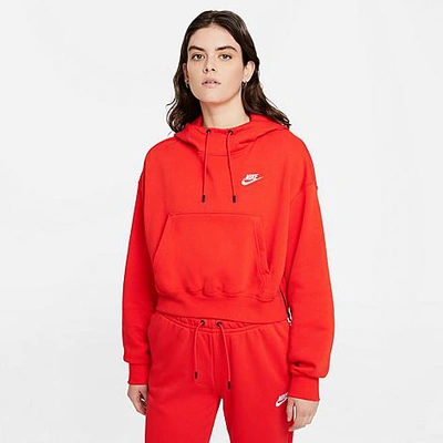 Shop Nike Women's Sportswear Essential Jogger Pants In Red
