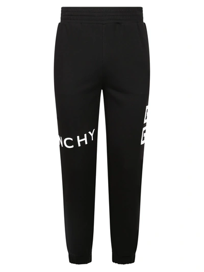 Shop Givenchy Branded Trousers In Black