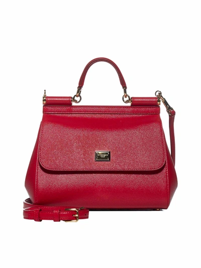 Shop Dolce & Gabbana Tote In Rosso