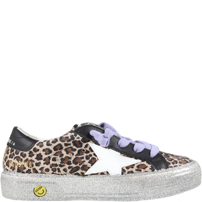 Shop Golden Goose Multicolor May Sneakers For Girl