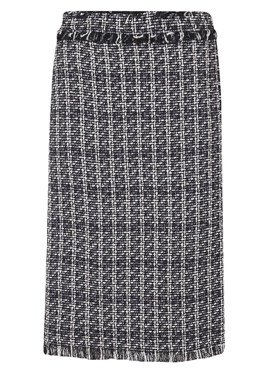 Shop Msgm Skirt In Grey