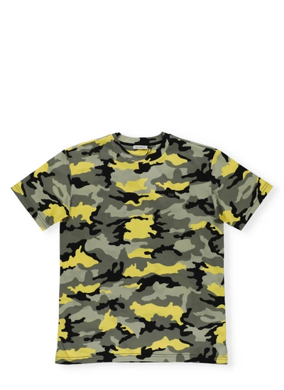 Shop Dolce & Gabbana Camouflage Print T-shirt In Camouflage J