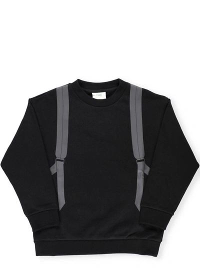 Shop Fendi Loged Sweatshirt In Black+curry