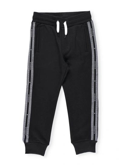 Shop Givenchy Logo Pants In Black