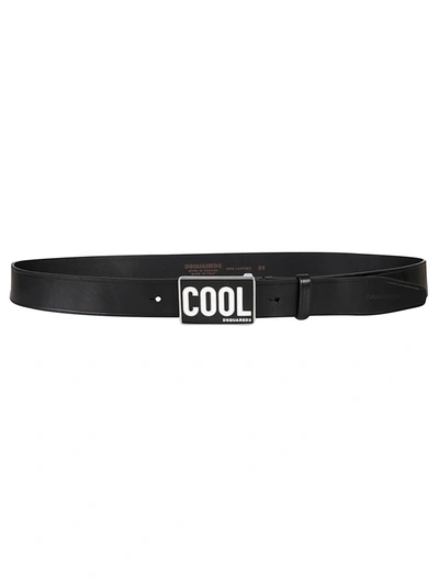 Shop Dsquared2 Cool Buckled Belt In Black