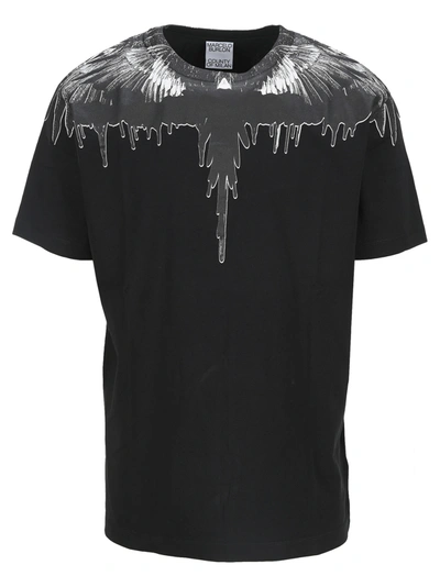 Shop Marcelo Burlon County Of Milan Wings T-shirt In Black