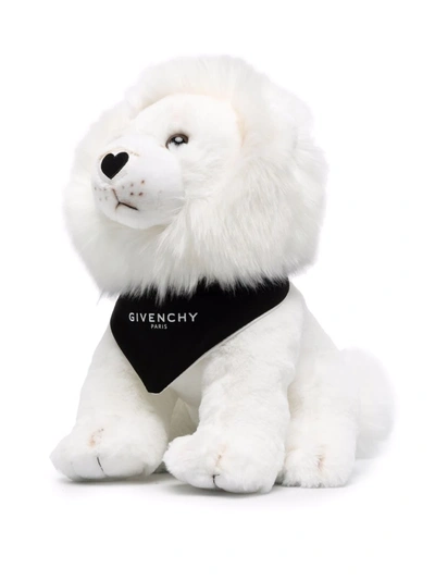 Shop Givenchy Lion-shaped Soft Toy In White