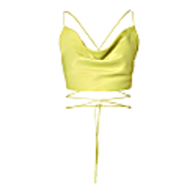 Aggi By Halewski Lucia Wild Lime Top In Lime