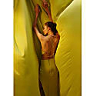 Aggi By Halewski Lucia Wild Lime Top In Lime