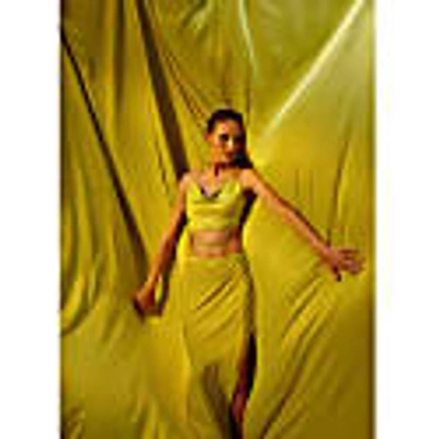 Aggi By Halewski Lucia Wild Lime Top In Lime