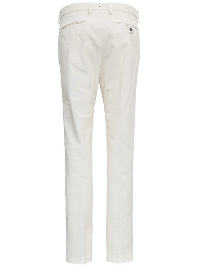 Shop Berwich White  Velvet Pants