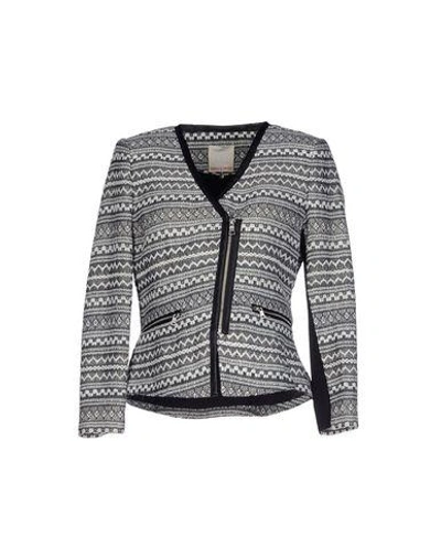 Shop Rebecca Taylor Blazer In Grey