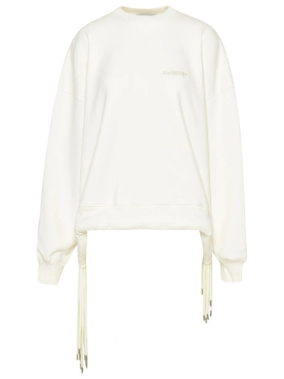Shop Ambush White Cotton Multicord Sweatshirt