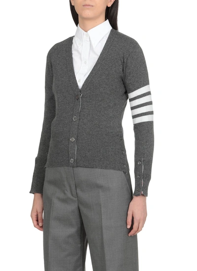 Shop Thom Browne Sweaters In Med Grey