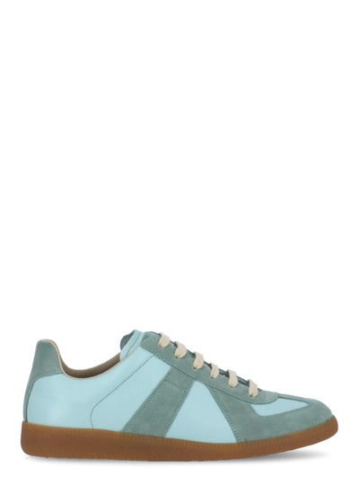 Shop Maison Margiela Sneakers In Nimbus/ Smoke Green