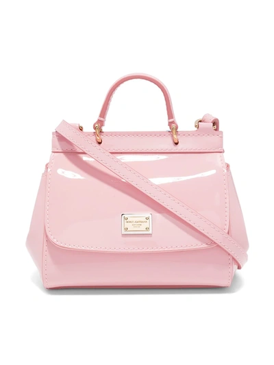 Dolce & Gabbana Sicily Small Leather Bag in Pink