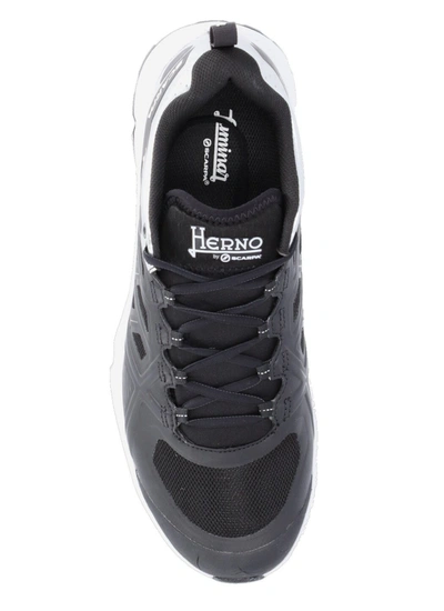 Shop Herno Sneakers Black In Nero
