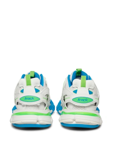 Shop Balenciaga Track Multi-panel Sneaker White And Green