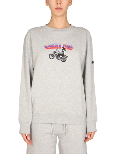 Shop Apc "mika" Sweatshirt In Grey