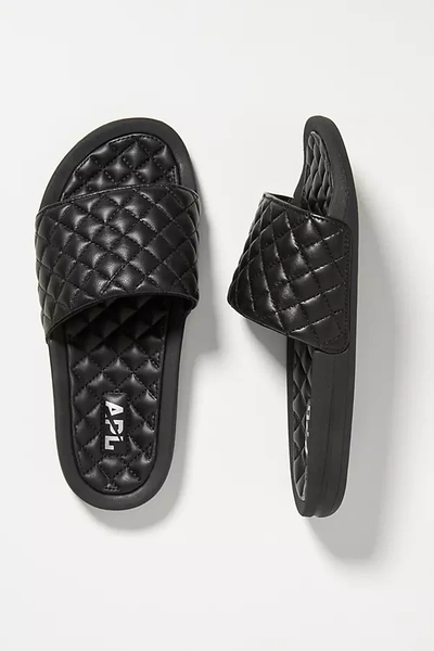 Shop Apl Athletic Propulsion Labs Apl Lusso Slide Sandals In Black