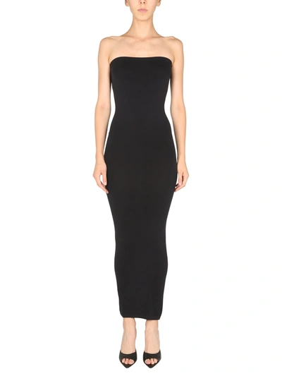 Shop Wolford Fatal Dress In Nero