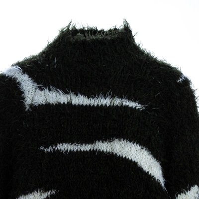 Shop Attico The  Sweaters Black In White - Military Green