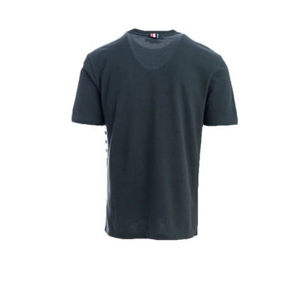 Shop Thom Browne T-shirts And Polos Green
