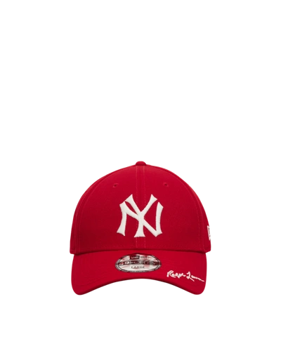 New Era Polo Ralph Lauren 49forty New York Yankees Cap In Scarlet