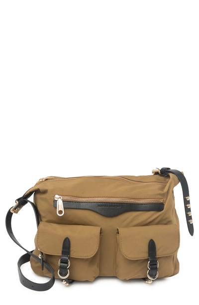 Shop Rebecca Minkoff Bowie Nylon Messenger Bag In Military