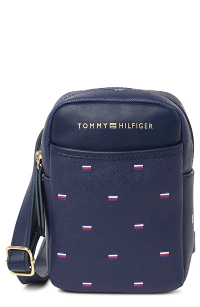 Tommy Hilfiger Monogram Ii Phone Crossbody Bag In Tommy Navy | ModeSens