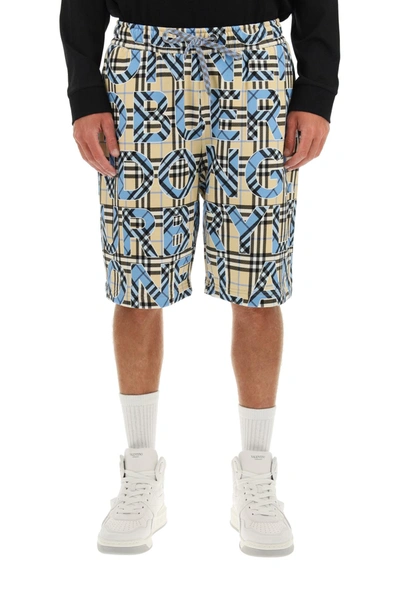 Shop Burberry Vintage Check Knee In Multi