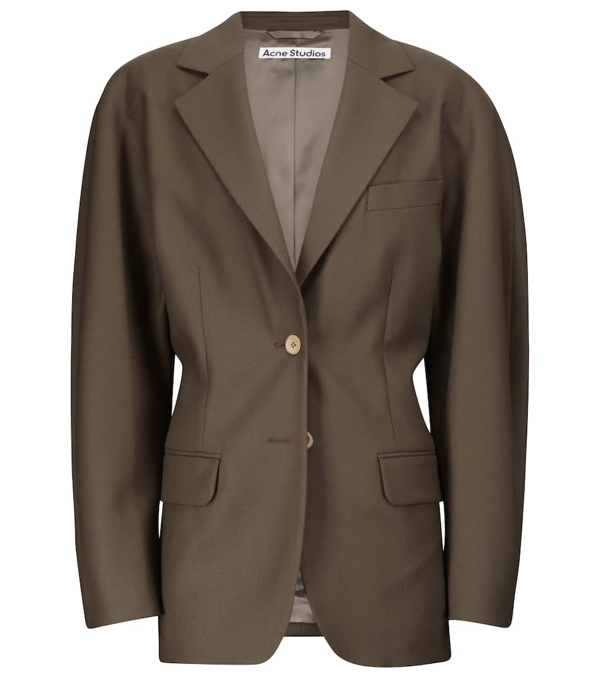 Acne Studios Jasmina Blazer in Taupe