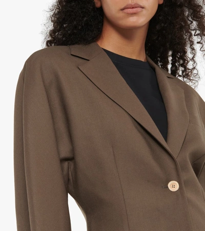 Shop Acne Studios Tailored Wool Blazer