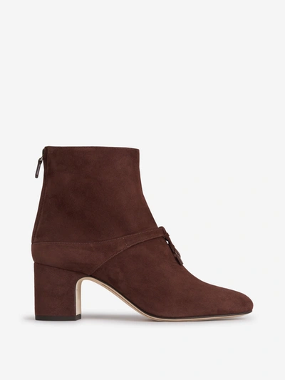 Shop Loro Piana Maxi Charms Ankle Boots In Brown