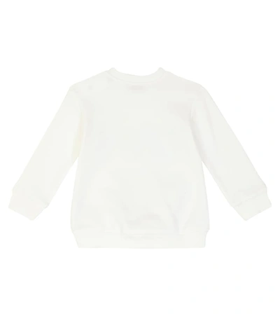 Shop Dolce & Gabbana Baby Cotton Sweatshirt In White