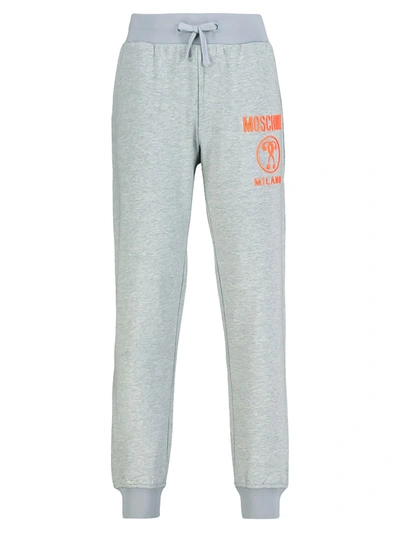 Shop Moschino Kids Sweatpants In Grey