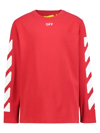 Shop Off-white Long-sleeve In Red