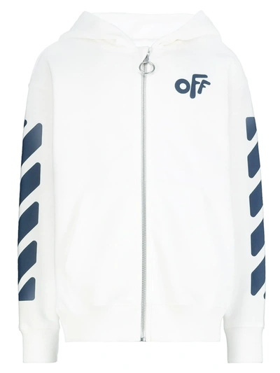 Shop Off-white White Sweat Jacket