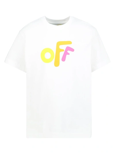 Shop Off-white Kids T-shirt For Unisex In White