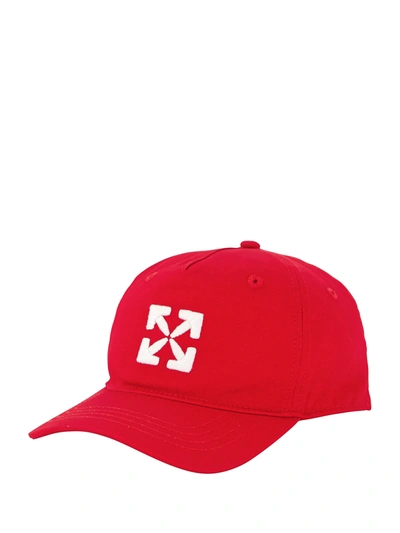 Shop Off-white Cap In Red