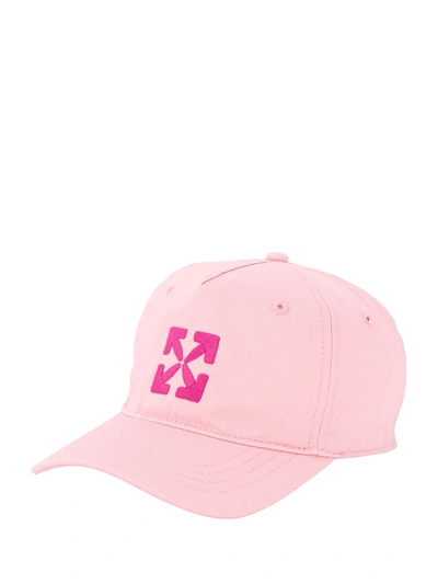 Shop Off-white Cap For Girls In Pink