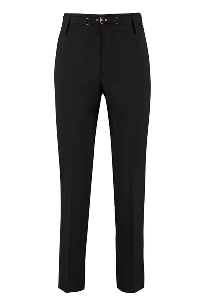 Shop Red Valentino Redvalentino Belted Tailored Trousers In Black