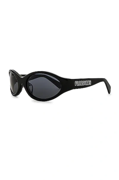 Shop Pleasures X Akila Reflex Sunglasses In Black