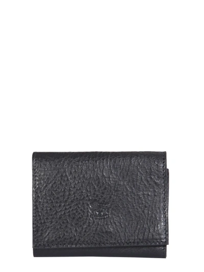 Shop Il Bisonte Heritage Wallet Unisex In Black