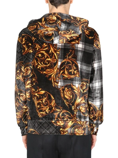 Shop Versace Jeans Couture Hoodie In Multicolour