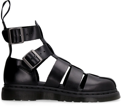 Shop Dr. Martens Caged Sandals In Black