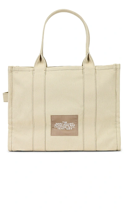Shop Marc Jacobs The Canvas Large Tote Bag In Beige